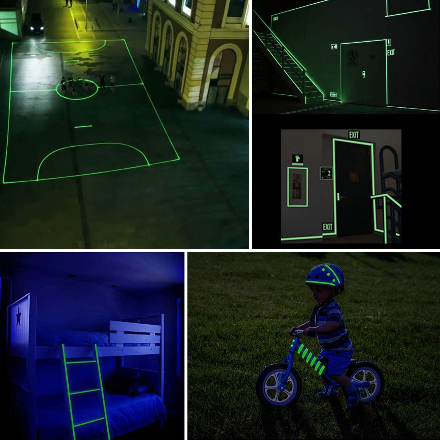 Ruban Adhésif Phosphorescent + Ruban Adhésif Phosphorescent De 25,4 Cm | 150 Points