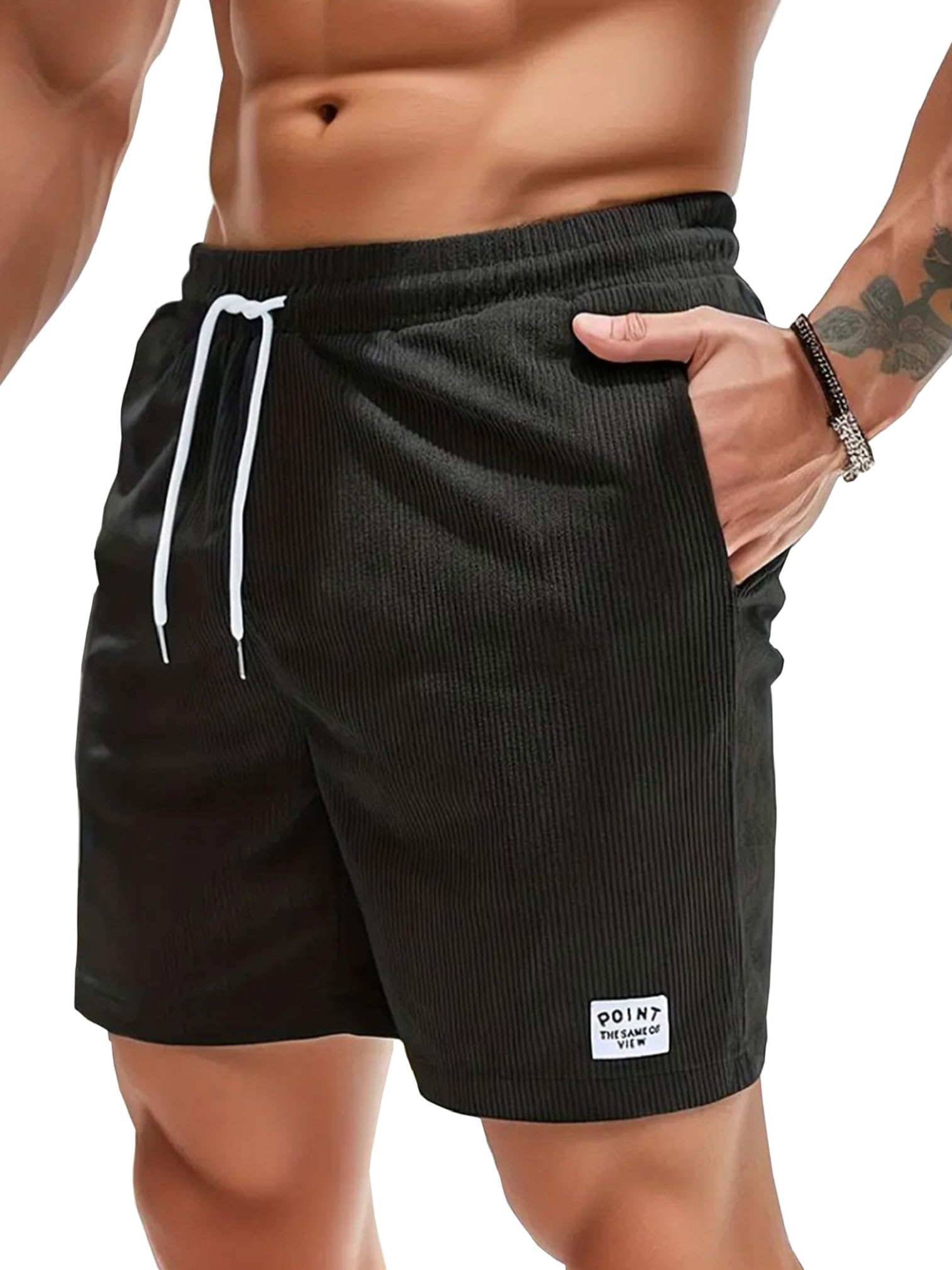 Joligiao Short Homme Été Chino Casual Shorts Avec Poches