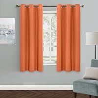 Vista 184 de MYSKY HOME - Cortinas opacas amarillas para sala de estar y dormitorio, cortinas de 84 pulgadas de largo, con ojales, cortinas de oscurecimiento