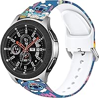 Vista 2 de Correas de reloj de dibujos animados compatibles con Samsung Galaxy Watch 1.811 in/Galaxy Watch 3 1.772 in/Samsung Gear S3 Frontier/Classic Strap