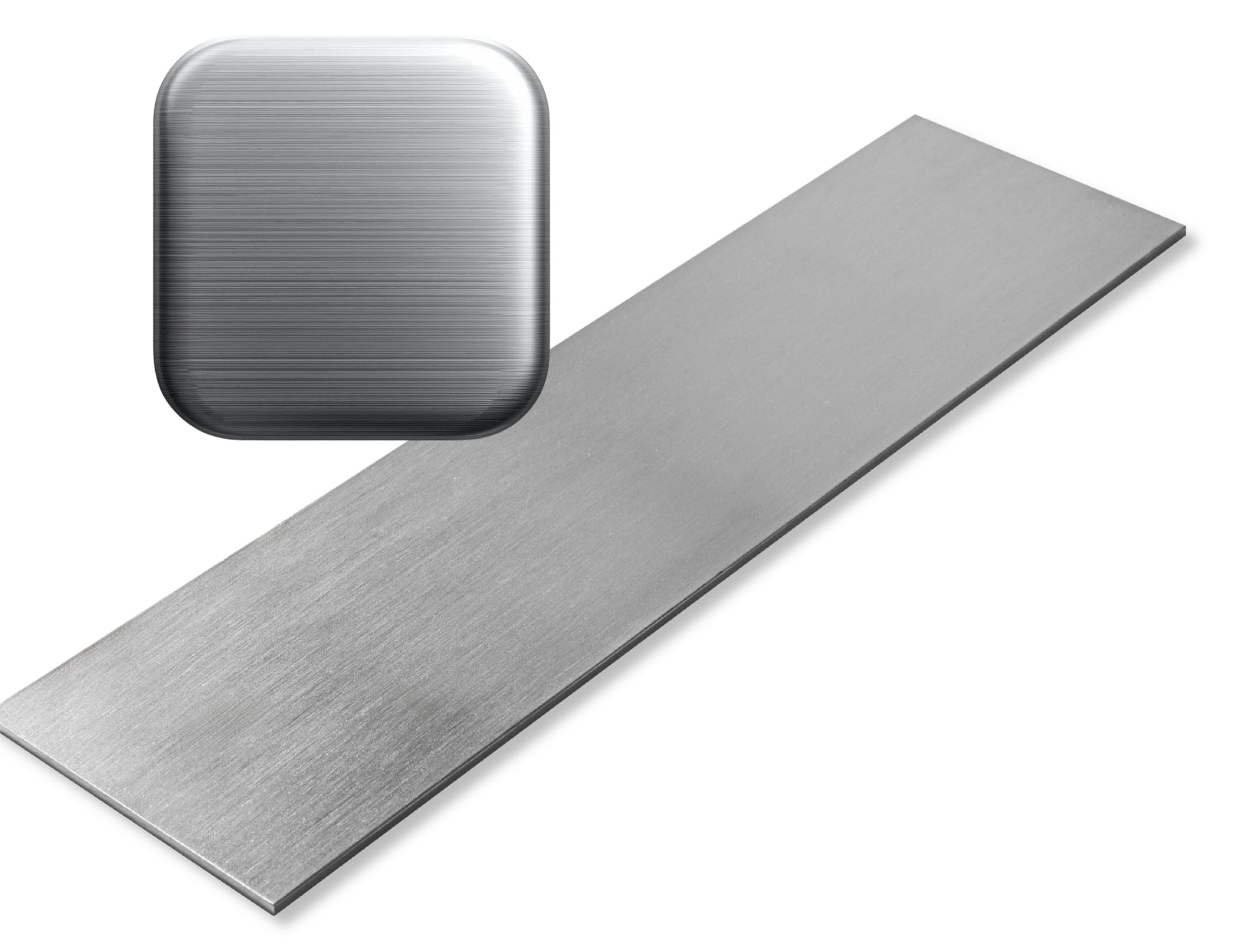 GAL - INDUSTRIAL Płaskownik Aluminiowy Szczotkowany 100x4 mm | Długość 140 cm | Odporny na Korozję, Lekki | Cięcie na Wymiar