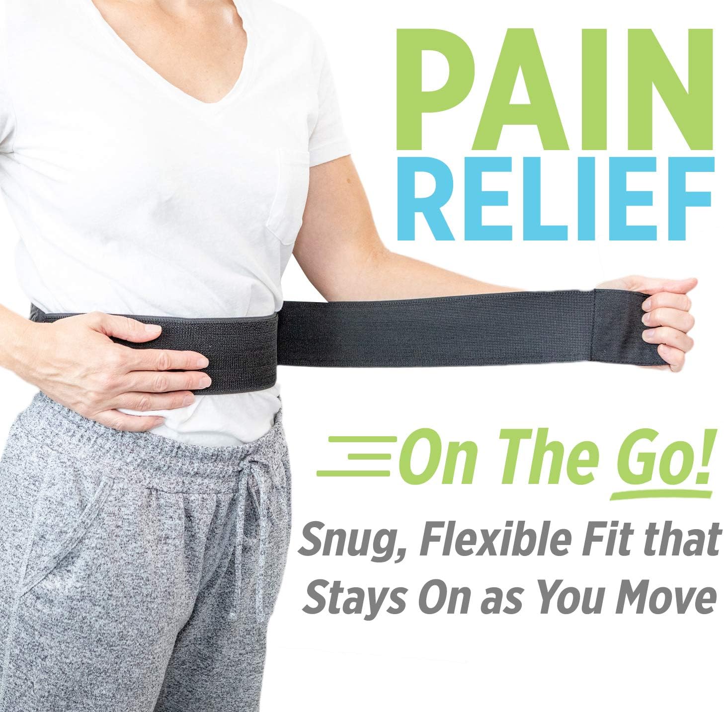 Flash Deals - 50% OFF Large Heating and Cooling Reusable Wrap by Soothing Company for Back Pain, Stomach Cramps, Sore Neck, Shoulders, Legs, Joint and Muscle Pain Hot and Cold Therapy to Support Healing Injuries