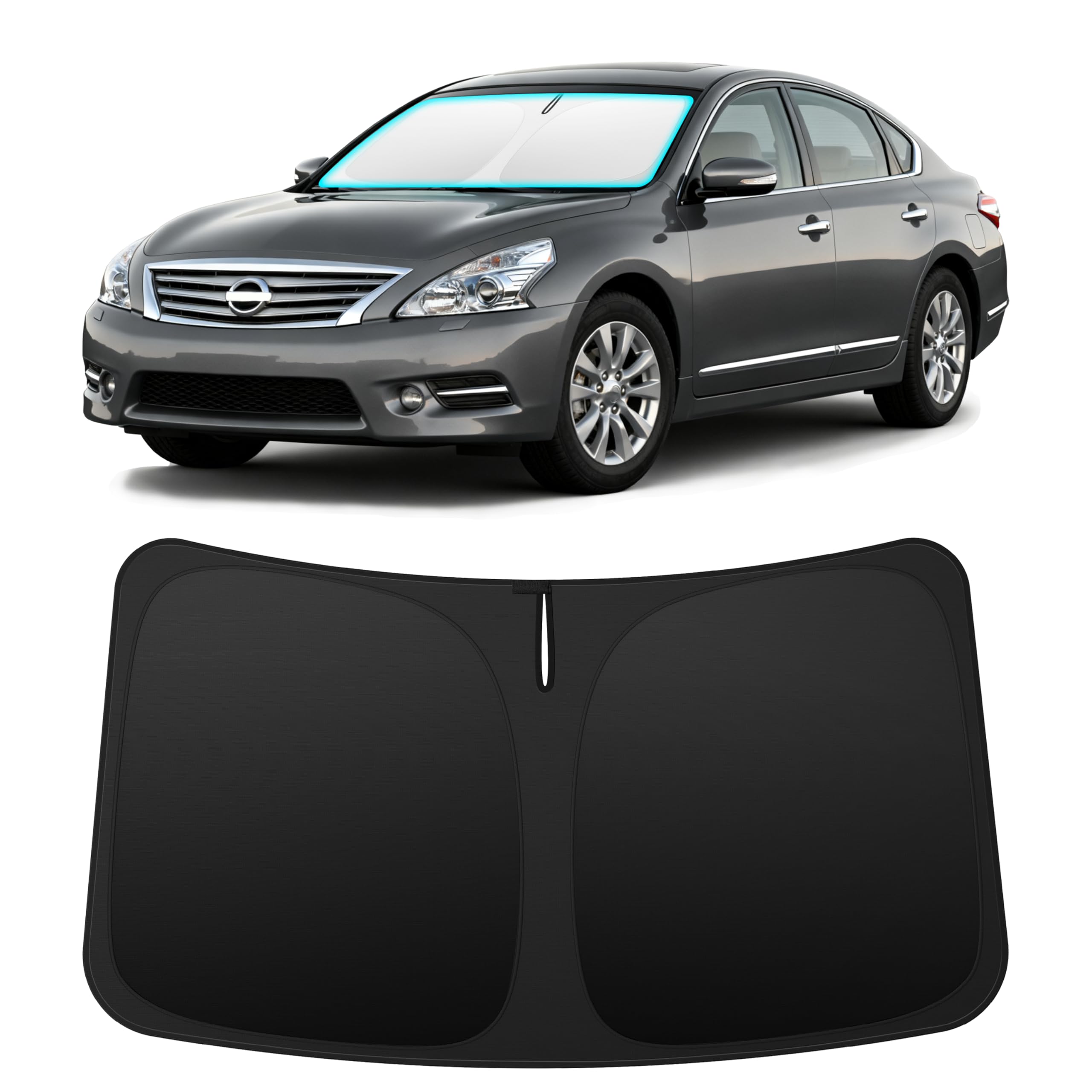 INSAUTO Custom Fit Windshield Sun Shade for Nissan Altima 2007-2012