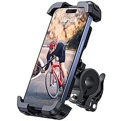 Lamicall Bike Phone Mount Holder - Motorcycle Phone Mount, Adjustable Cell Phone Holder, Bicycle Scooter Handlebar Cradle Clip for iPhone 16 Pro Max/Plus, iPhone 15 Plus, iPhone 14 and 4.7-6.8" Phone