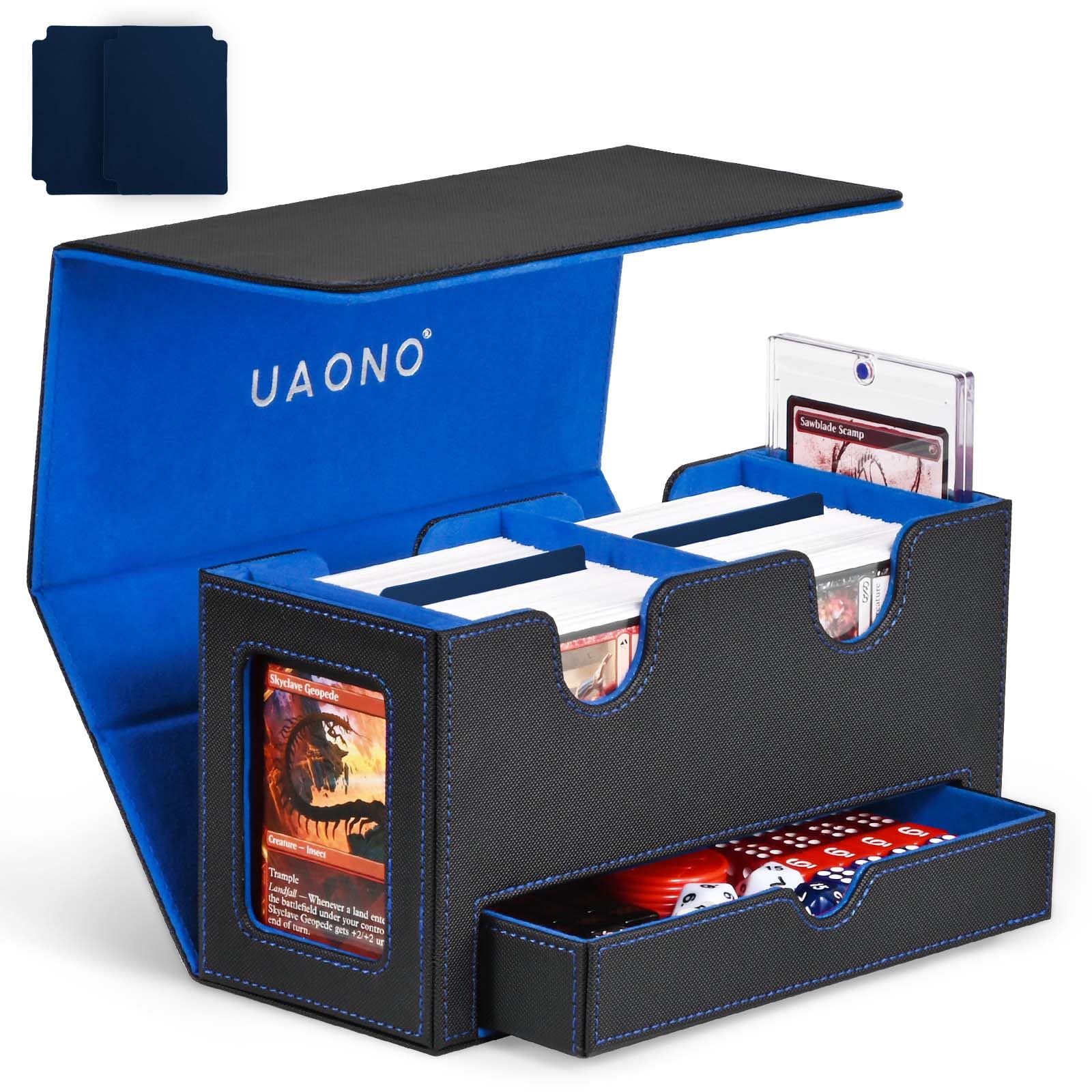 MTG 空箱 x 3、空パック x 72、空スターターBox x 12 Amazon.com: UAONO Card Deck Box for MTG, Double Deck Storage