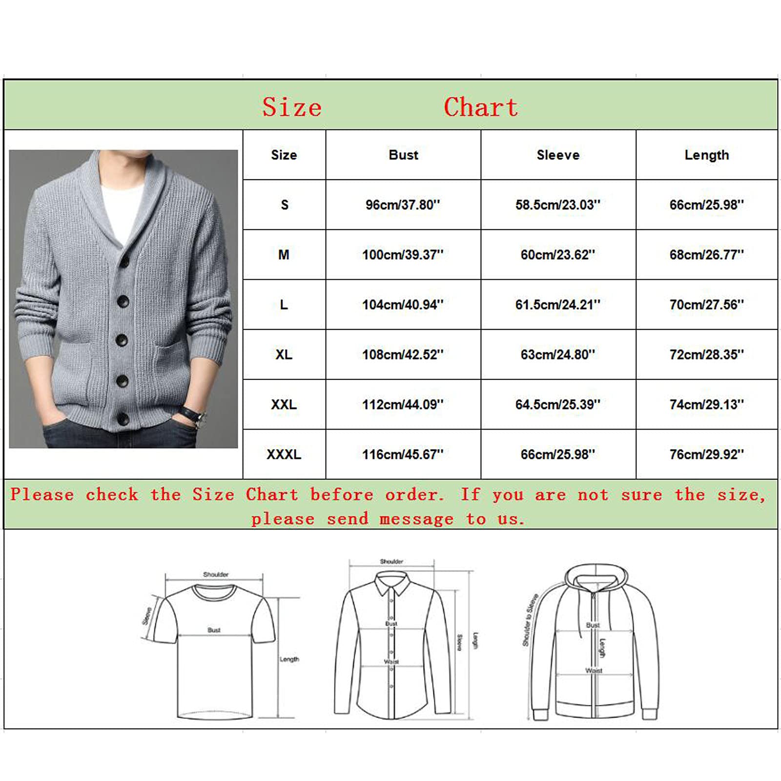 Cardigan Punto Hombre, Botones para Chaqueta Hombre Cuello con Solapa Manga Larga Cárdigan De Punto Cierre De Botones Chaqueta Invierno Holgado Casual para Exterior El Ocio