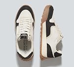 LUCKY STEP Femmes plate-forme Toile Sneaker Casual Dentelle-up Stylish Tennis Running Retro Classic Trainers Marcher Mode Sneakers