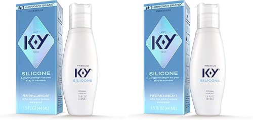 K-Y True Feel Lubricante personal fórmula a base de silicona seguro de usar con preservativos para hombres mujeres y parejas 15 onzas líquidas