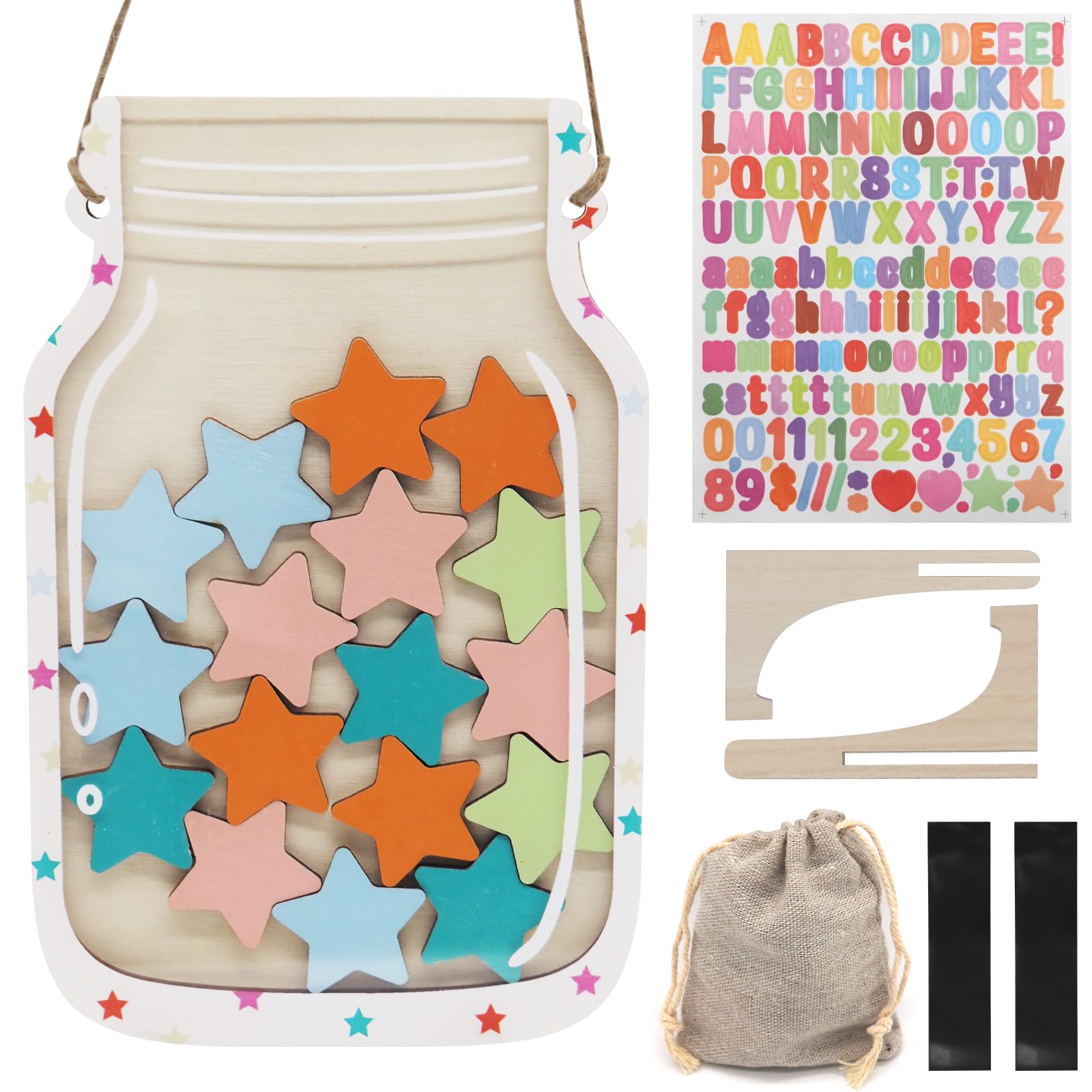 Potty Training Reward Chart Wooden Reward Jar For Kids - Potty Training ...