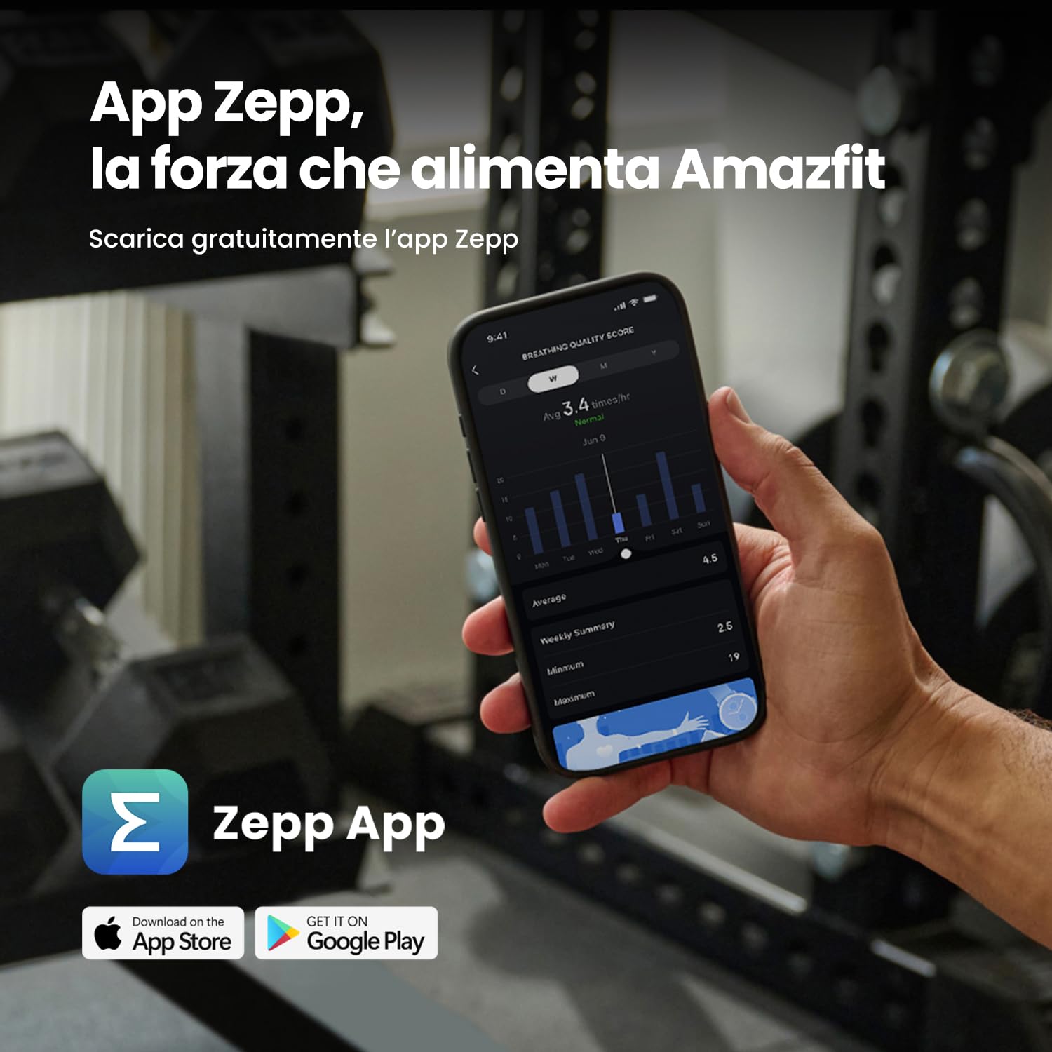 Amazfit Balance 2 Smartwatch 47mm, AMOLED 1,5", Mappe Offline, GPS Dual Band, 21 Giorni Batteria, Oltre 170 Modalità Sportive, HYROX e Golf, Allenamento di Forza, Cardio & Sonno per Android e iPhone