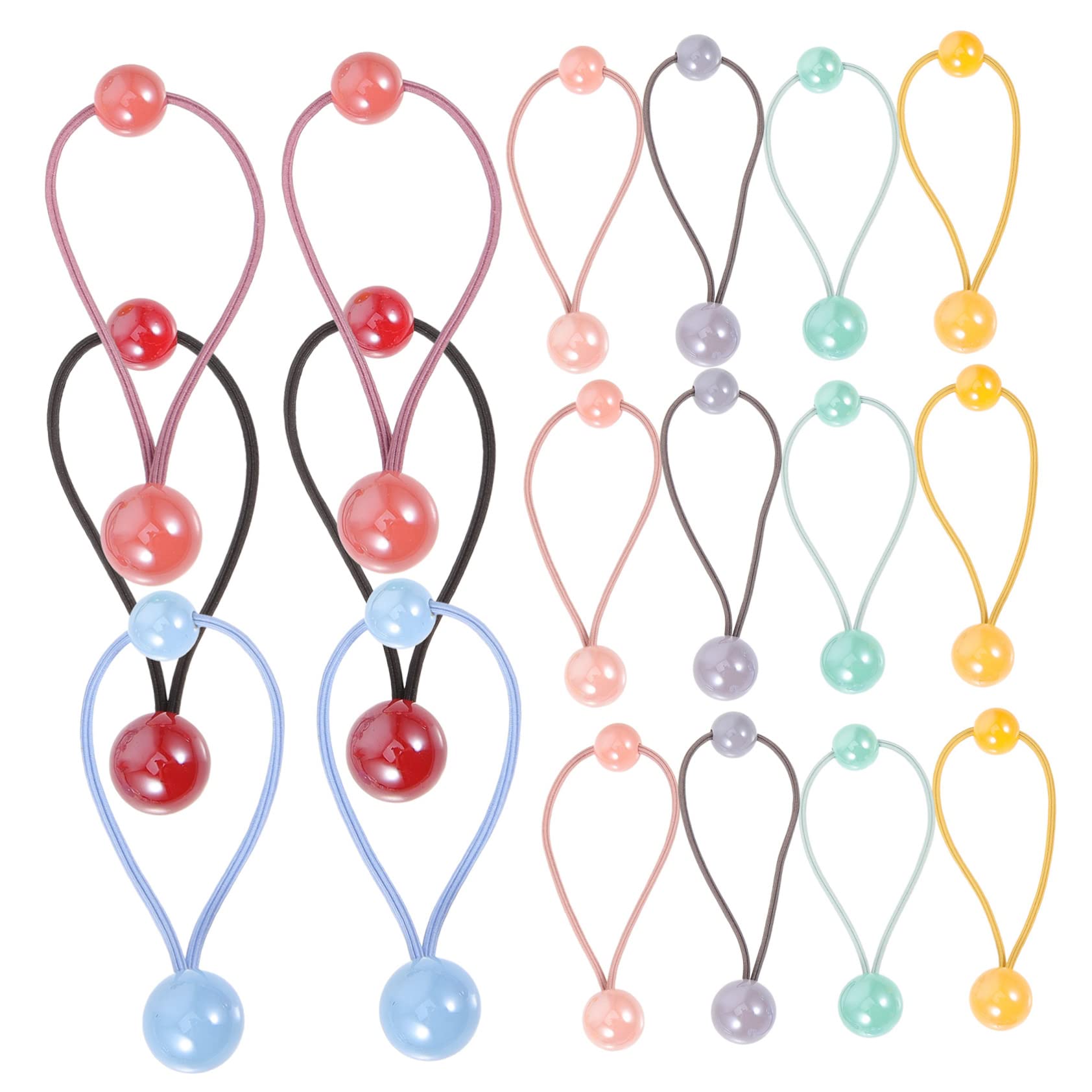 Healeved 56piezas De Pelo Elásticas Para Niñas Bolitas Accesorios Coloridos Para Coletas y Peinados Para Fiesta y