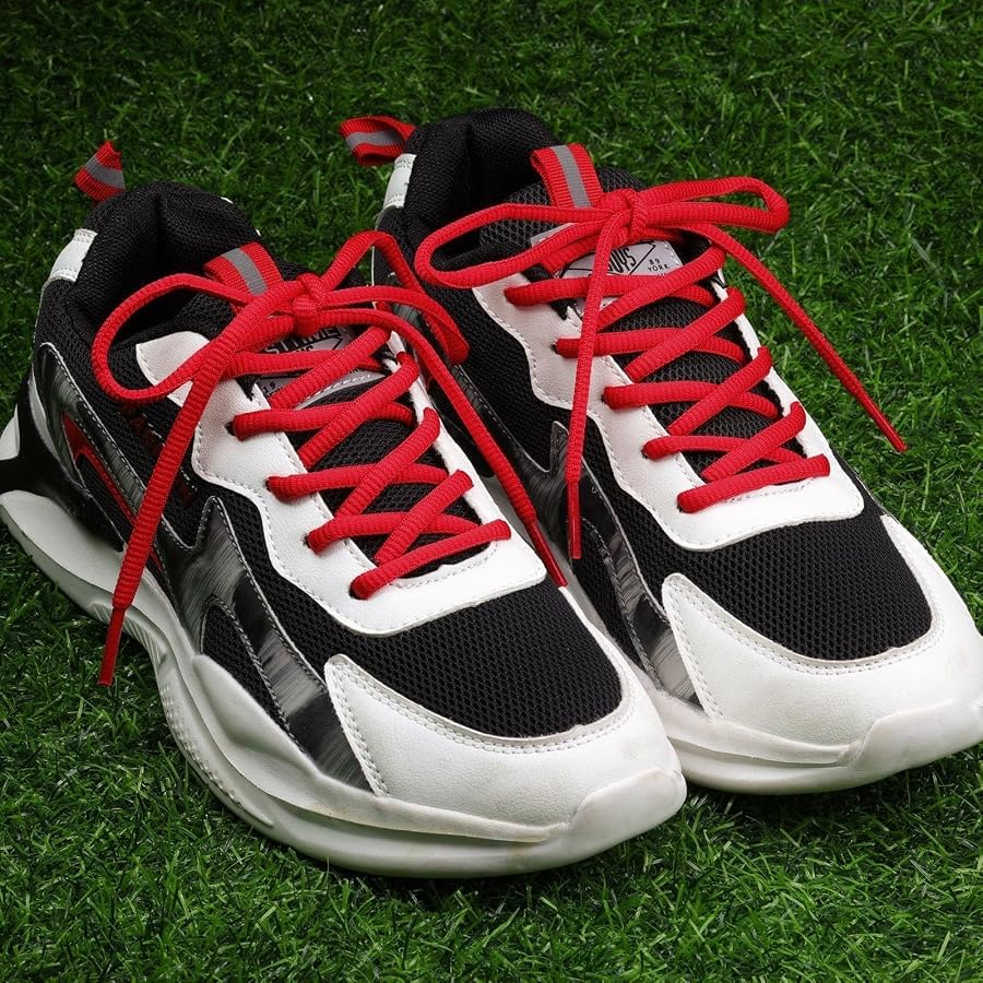 Image of SHOESHINE Oval /Semi Round Shoelace Sports & Sneaker Shoe Lace