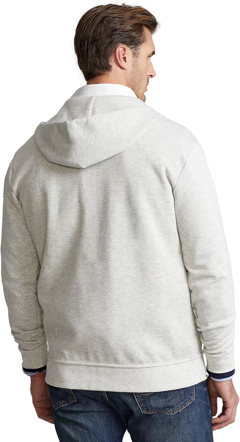 POLO RALPH LAUREN Big&Tall Double Kint Full Zip-Front Hoody Sweatshirt - Image 5