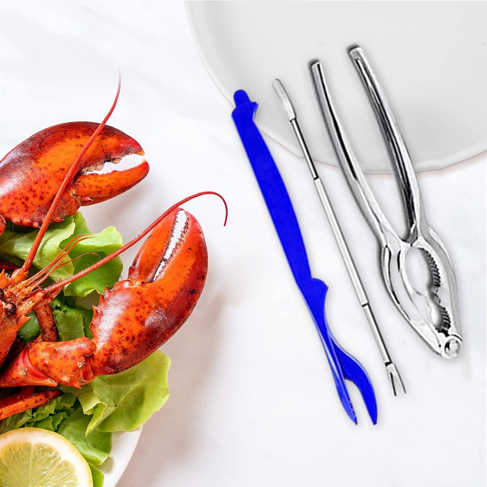 Rompedores De Cangrejos Y Herramientas Utensilios De Cocina Ergonómicos | Juego De Tijeras Rompecrustáceos Para Langosta Para Cocina Casera Restaurante Mariscos Nueces Camping Al Aire