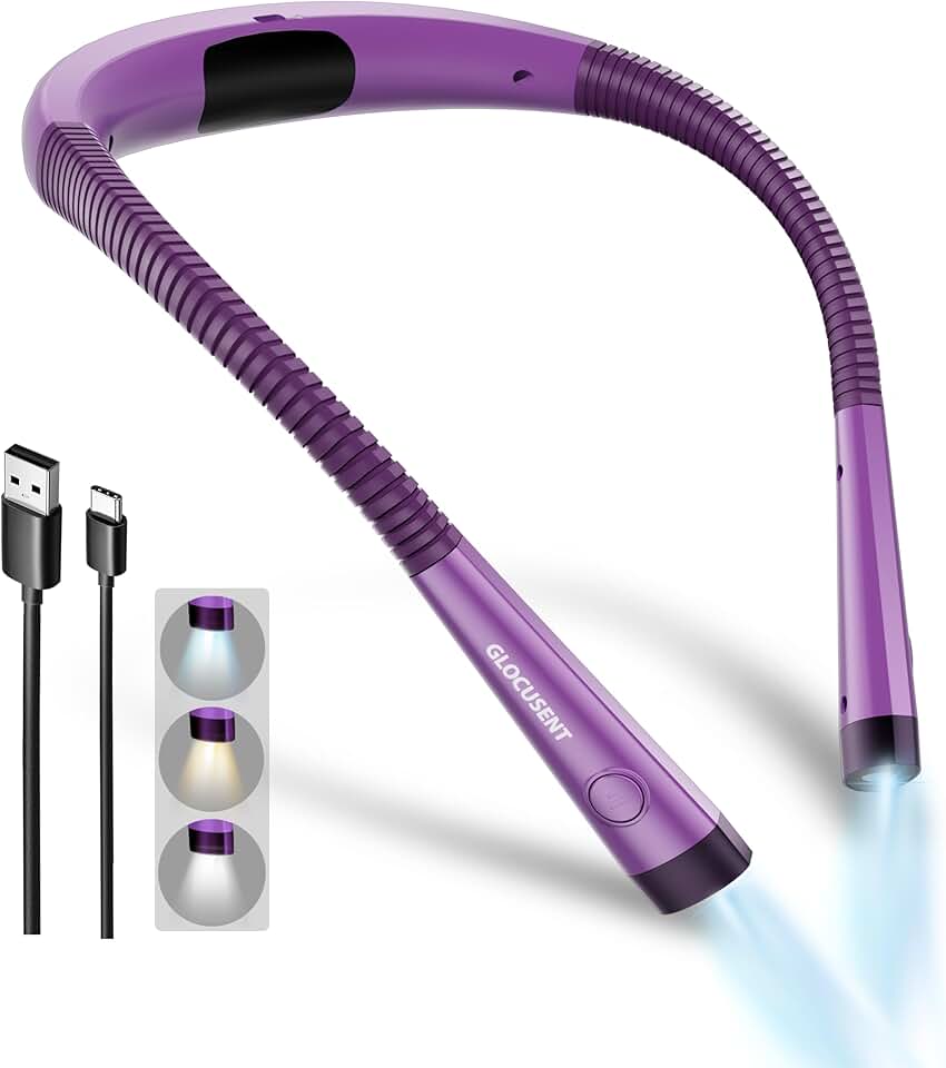 Glocusent Rechargeable Book Light