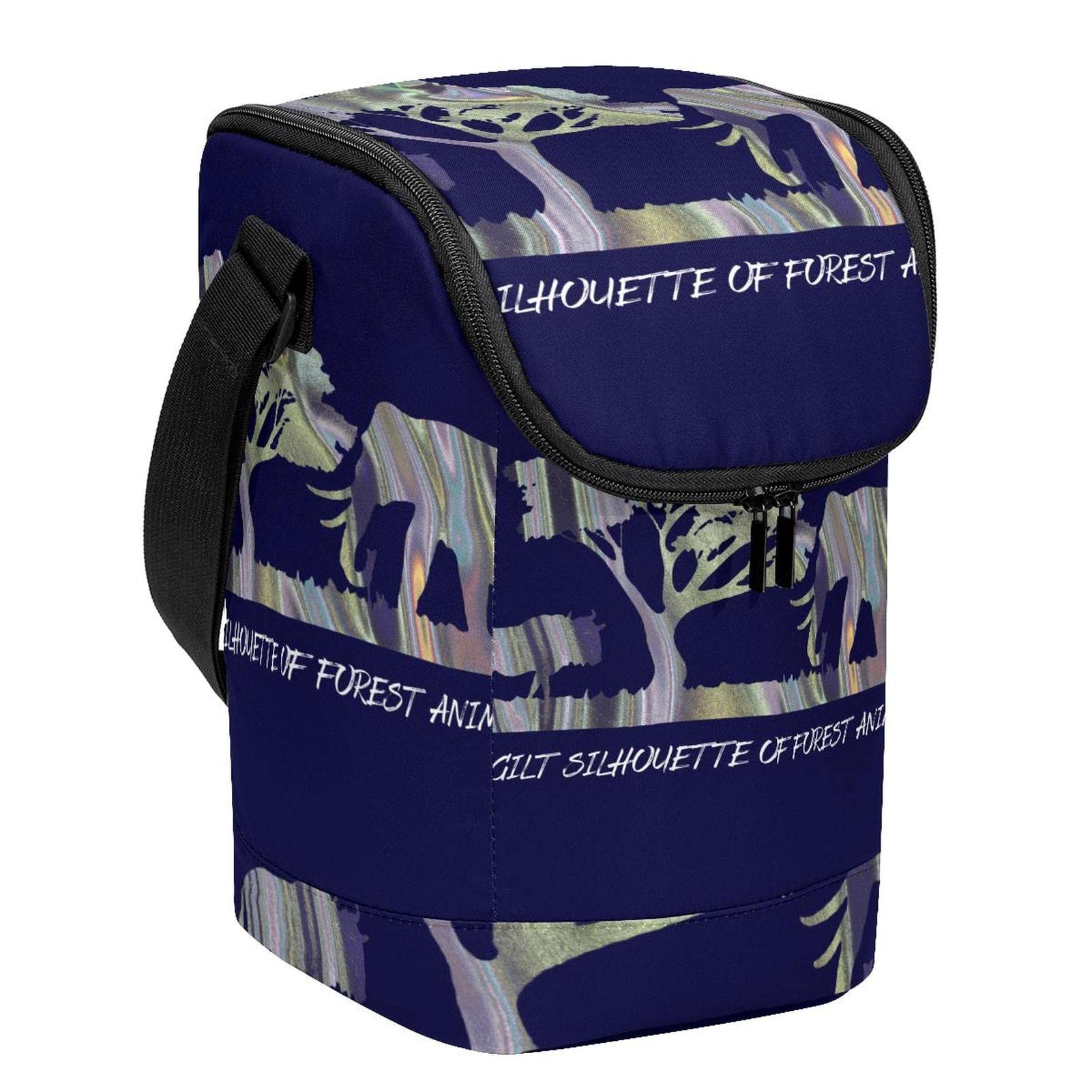 Bolsa de almuerzo con animales del bosque ideal para el picnic escolar de los niños