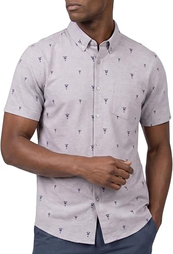 Visive Mens Shirts for Men Hawaiian Short Sleeve Button Down | Up Casual Shirt 2X Big