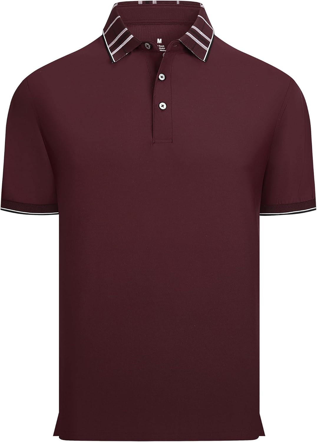 Esabel.C Men's Pique Golf Shirts Short Sleeve Moisture Wicking Stretch Performance Business Casual Polo Shirts for Men