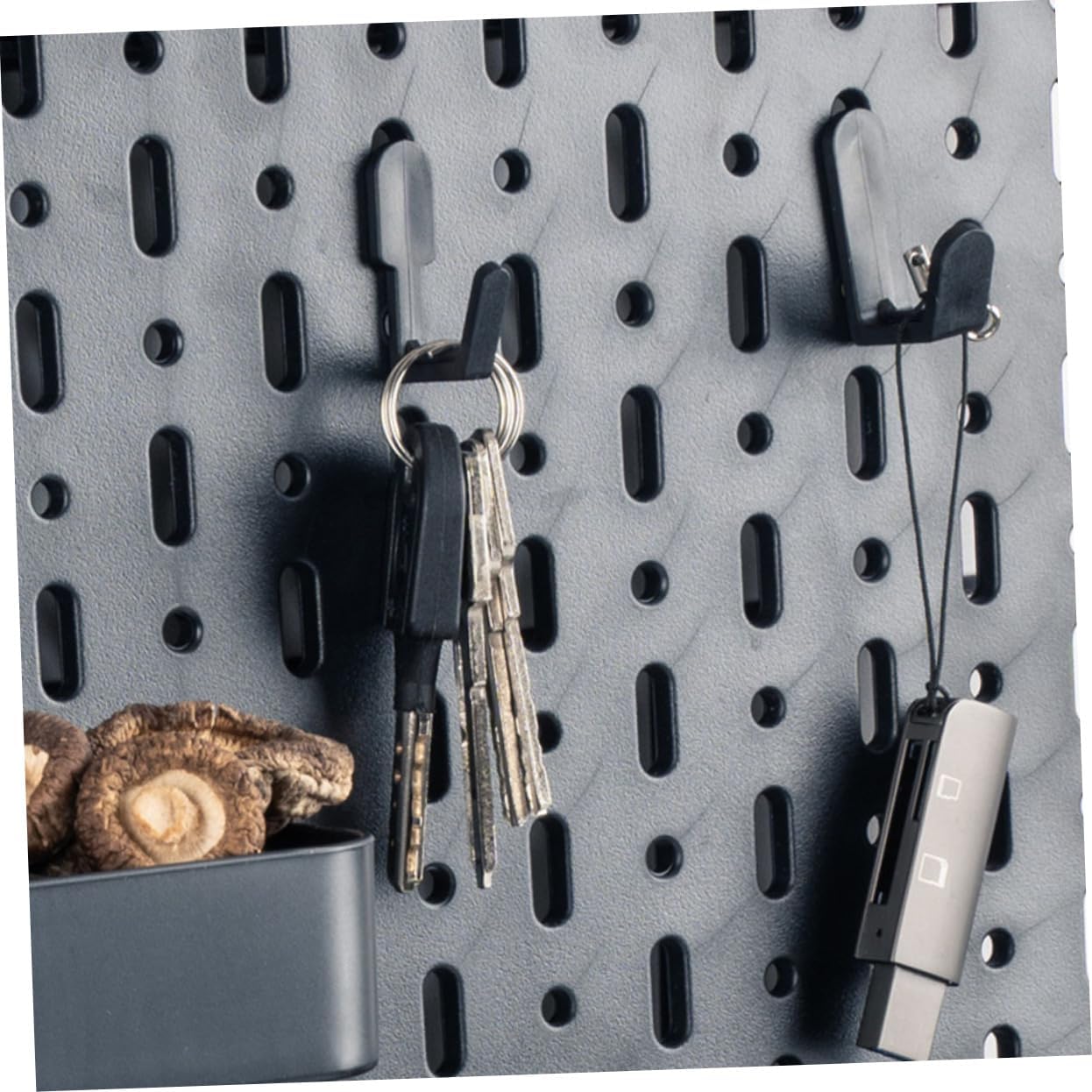 Ciieeo 5sets Heavy Duty J Shape Pegboard Hooks for Easy Tool Organization Pegboard Wall Hooks for Garage Workshop Room Storage and Display 30pcs*5