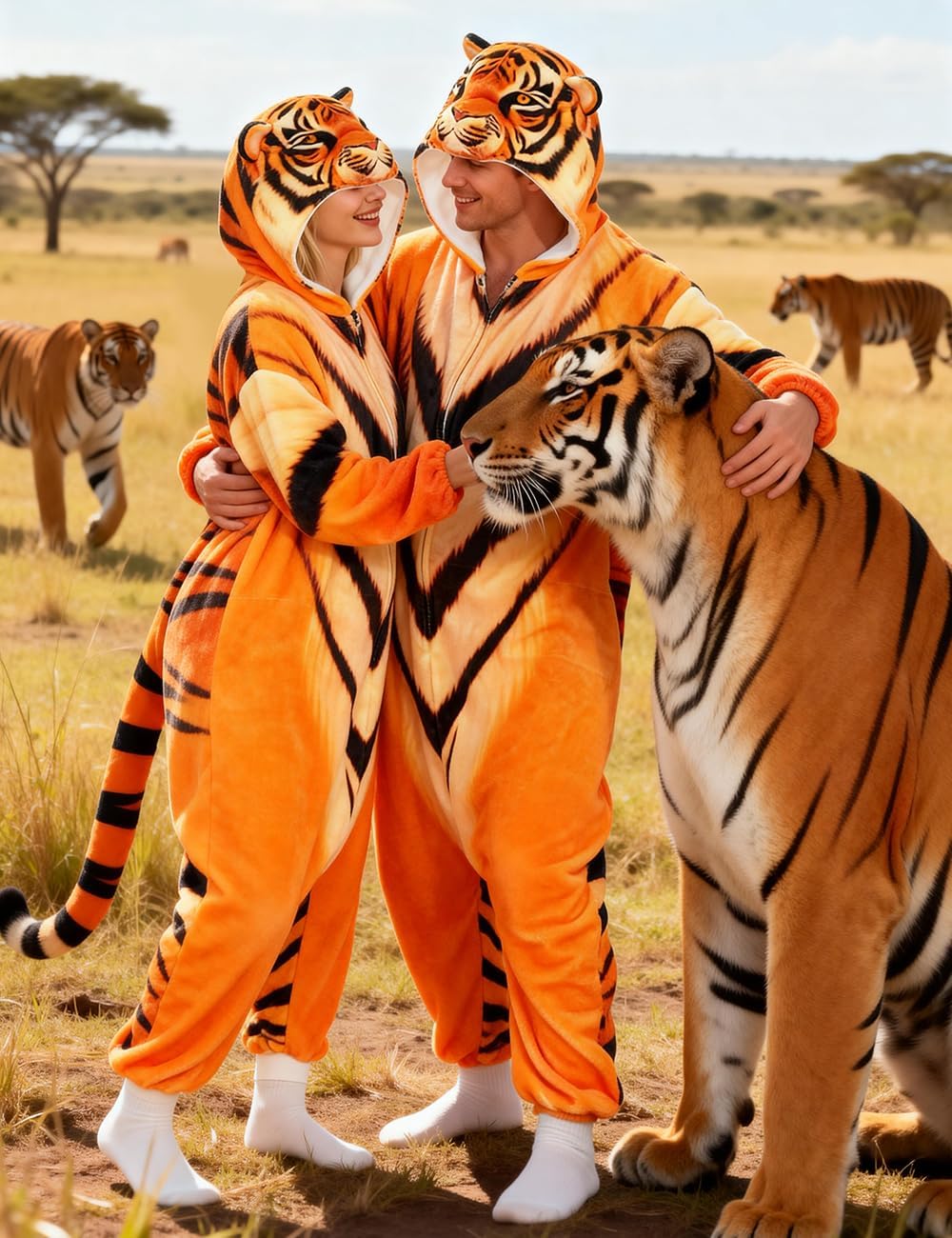 Adult Onesie Costume Halloween Christmas Cosplay Funny Wing Costume Women Men - Image 3