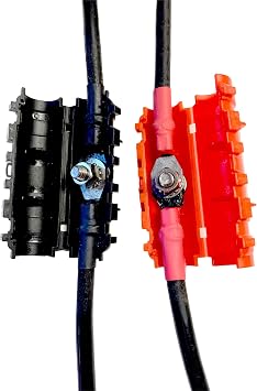 T-H Marine Hydra Battery Cable Extender, Marine Battery Terminal Extension Kit with Positive & Negative Terminals, 5/16-18 Stainless Steel Stud, Fits Up to 2 Gauge Wire