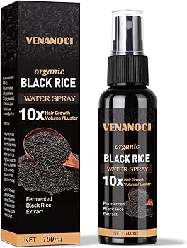 Venanoci Hair Growth Serum, Rice Water for Hair Growth for Women & Men, Hair Loss Treatment, Rice Water Spray for Damaged Dry Hair Treatment, Hair Regrowth Treatment for Thicker Longer Fuller Hair with Castor oil Ginger
