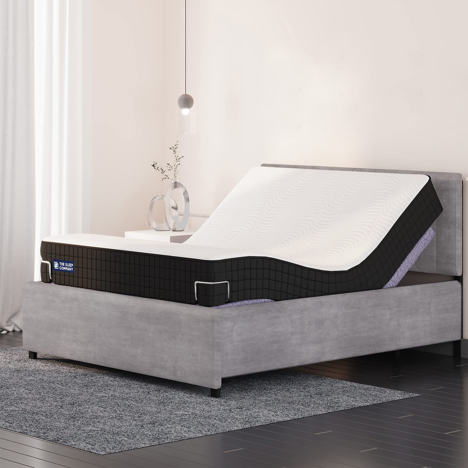 Buy The Company Elev8 Smart Adjustable Bed Bed Base with Grey Frame