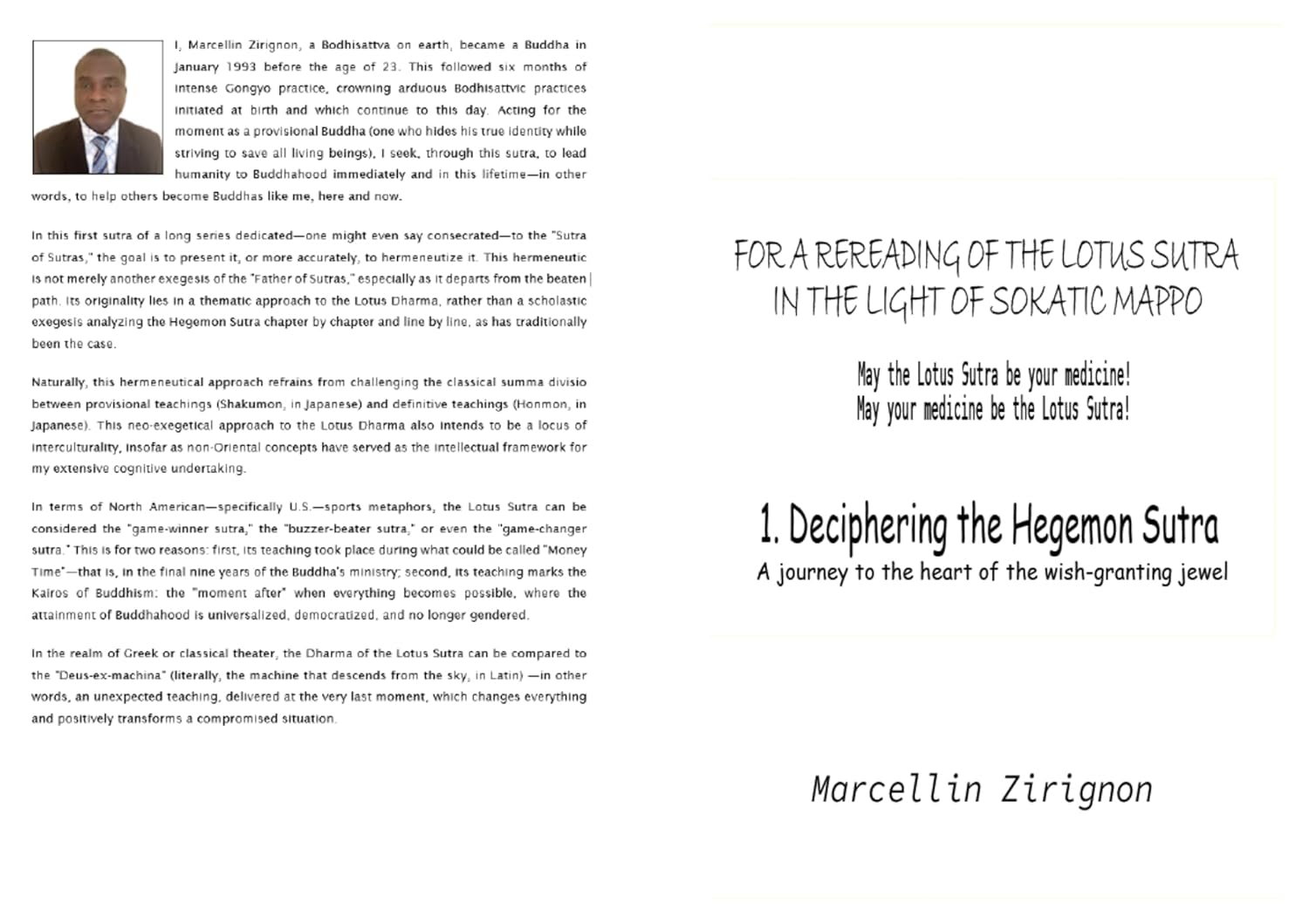 FOR A REREADING OF THE LOTUS SUTRA IN THE LIGHT OF SOKATIC MAPPO : 1. Deciphering the Hegemon Sutra      Kindle Edition