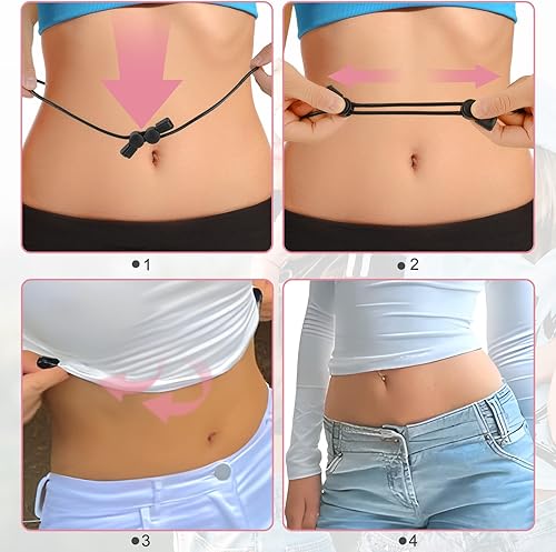 Miniatura 2 de Andibro Banda ajustable para meter camisas, herramienta de cirugía para meter camisetas y camisas, banda elástica para camisa, con fugas de vientre,