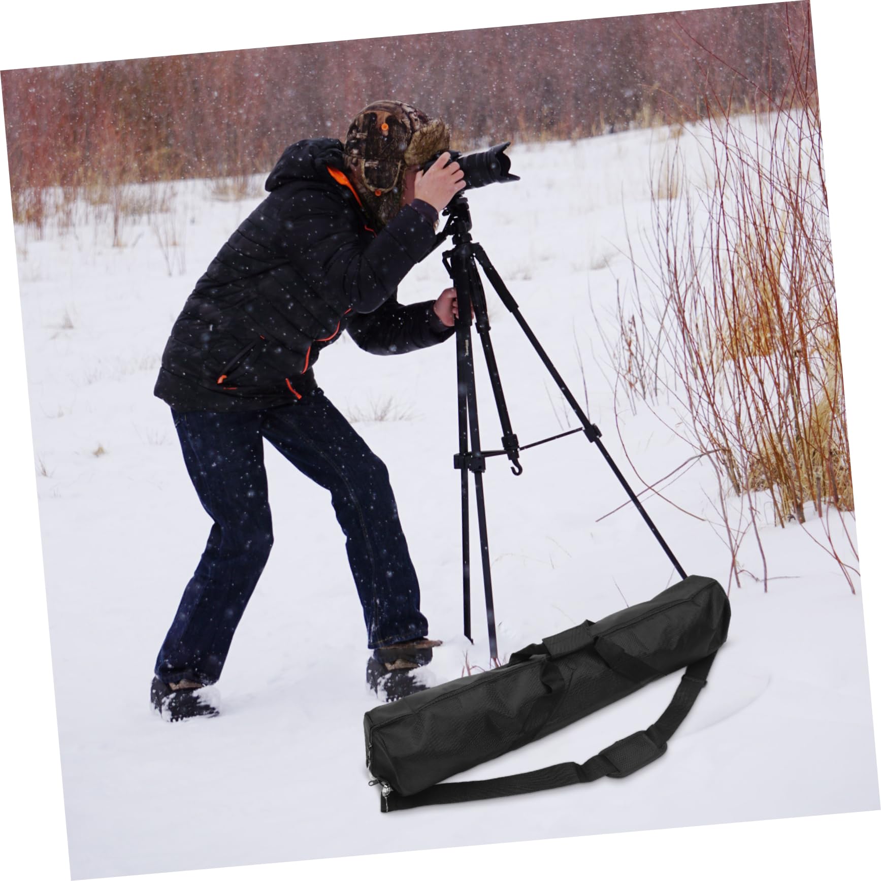COSMEVIVI Versatile Tripod Storage Bag for Photography Live Streaming and Camping