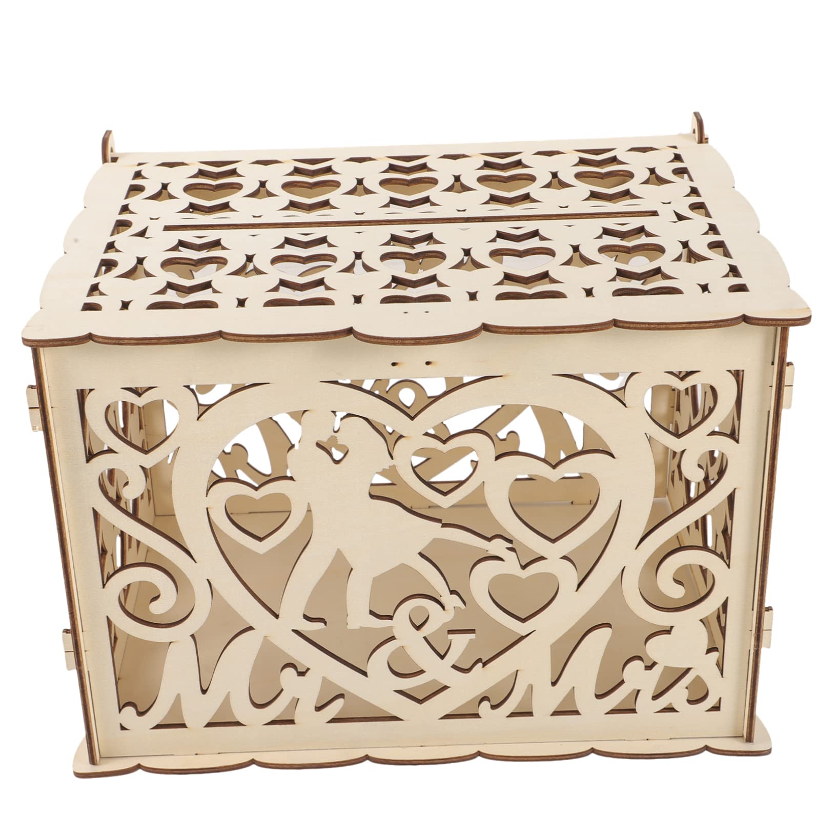 Caja de tarjetas de boda para organizar los sobres en la recepción