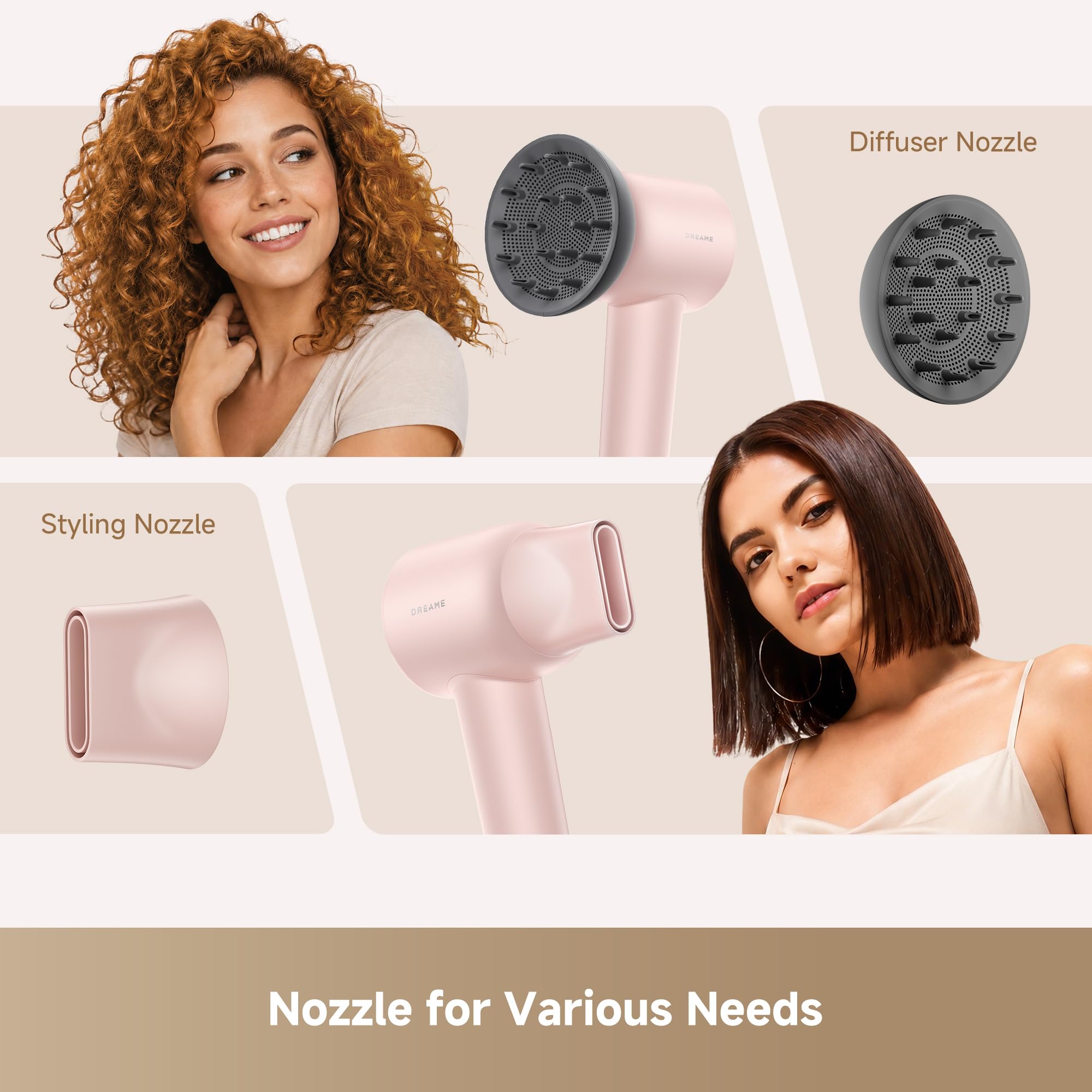 Amazon.co.jp: Dreame Gleam トラベルヘアドライヤー 女性用 110,000