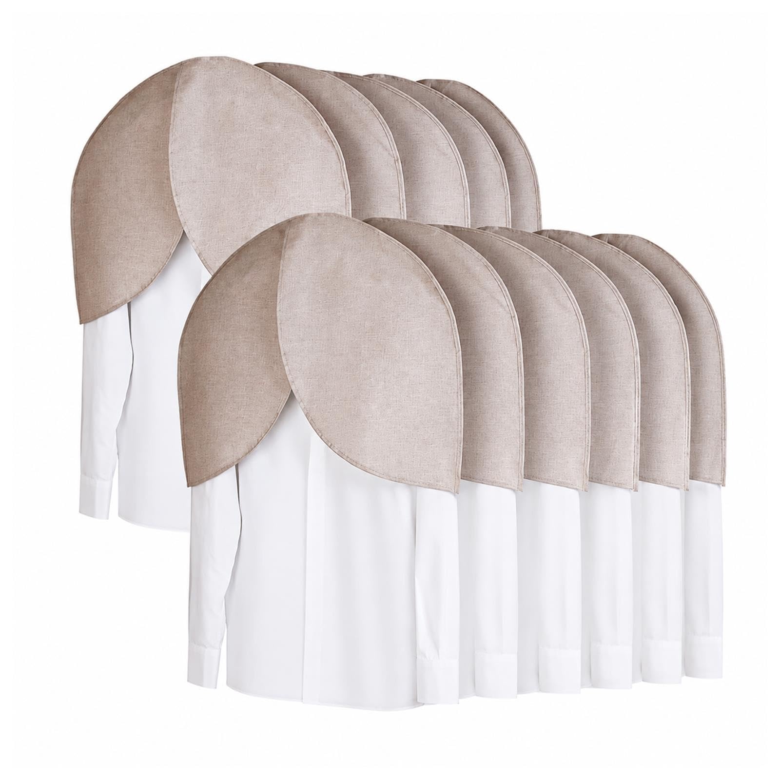 Paquete de 10 Fundas Ropa Armario Colgar Hombros Fundas Ropa de Tela Oxford