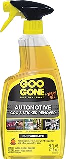 Goo Gone Automotive Cleaner - 24 Ounce - Bumper Stickers, Gum, Bird Droppings, Tree Sap, Spray Paint, Brake Dust and Asphalt