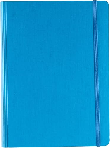 Fabriano Ecoqua Plus - Cuaderno oculto en espiral, 5.8 x 8.3 pulgadas, A5, forrado, turquesa