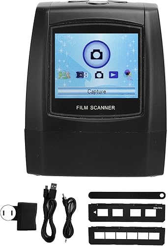 Miniatura 6 de Escáner de diapositivas de película, convierte 1.378 in5.315 in, 135, 126, 110, Super 8 película negativos y se desliza a JPEG, escáner de película