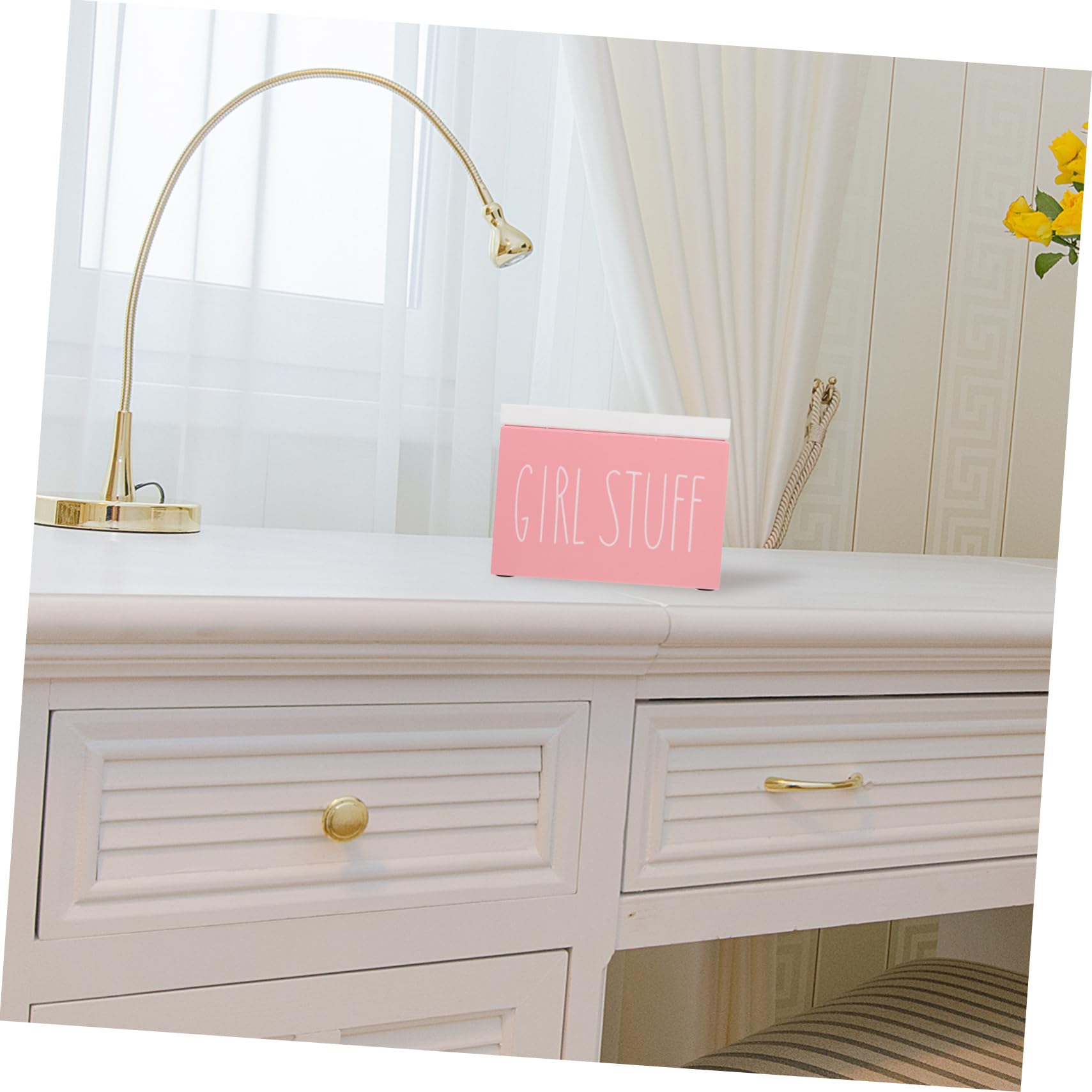 Holz Aufbewahrungsbox für Damenbinden mit Deckel und Großer Kapazität Multifunktionaler Badezimmer Organizer für Feminine Hygieneartikel und Kleine Gegenstände