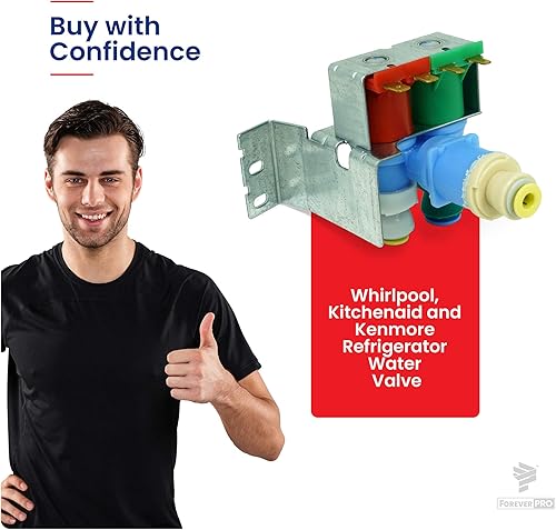 Miniatura 6 de ForeverPRO W10408179 Válvula de entrada de agua para refrigerador de hidromasaje 4389177 2304757 1938614 2186486