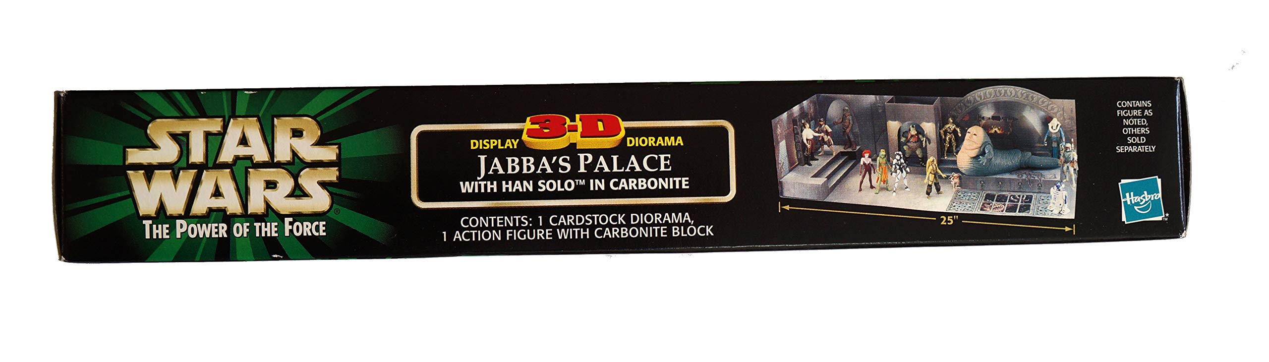 Star Wars: Power of The Force > Jabbas Palace 3-D Display Diorama with Han Solo & Carbonite Block