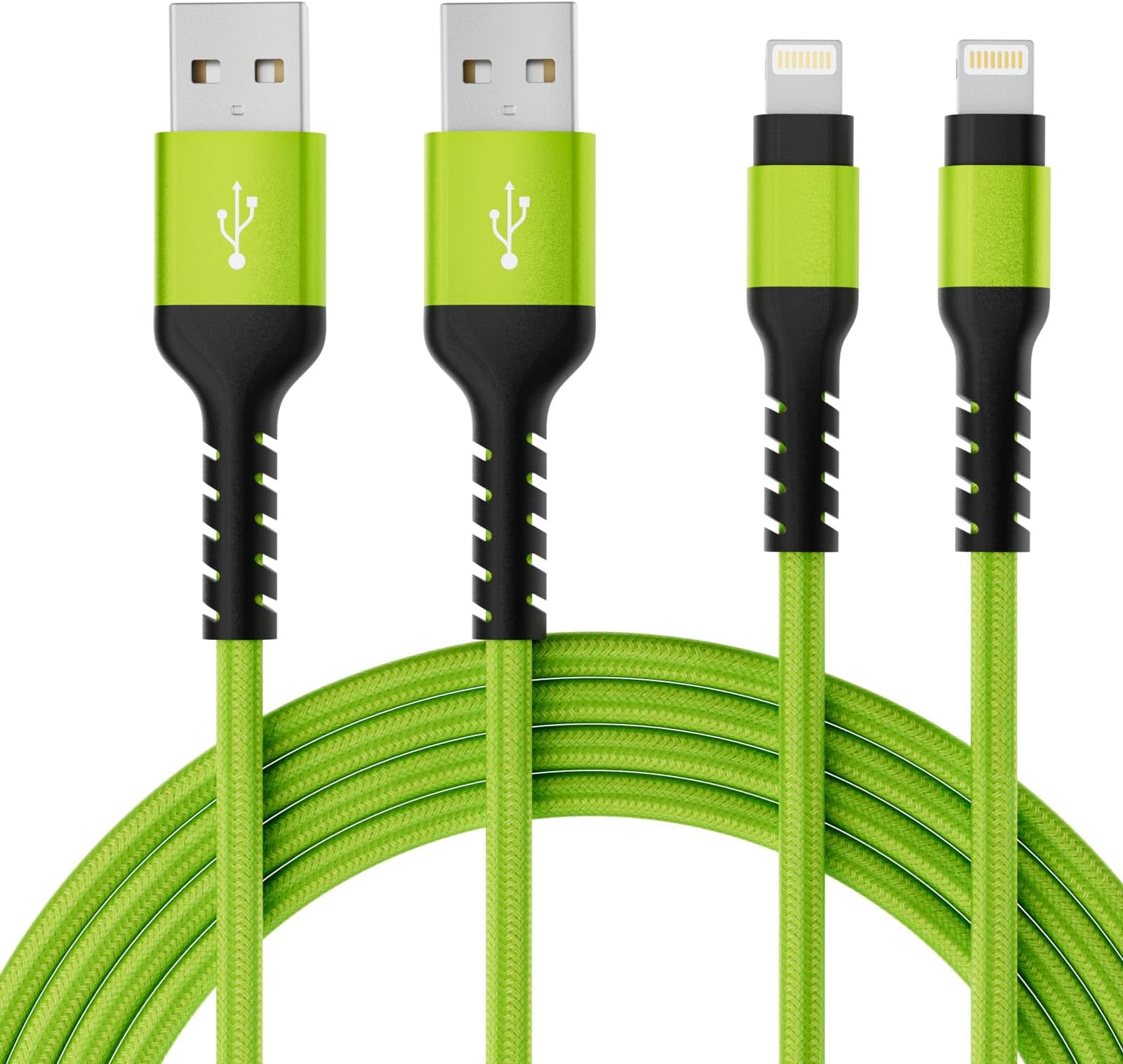 AHGEIIY Lightning Cable 2M 2Pack, iPhone Charging Cable MFi Certified ...