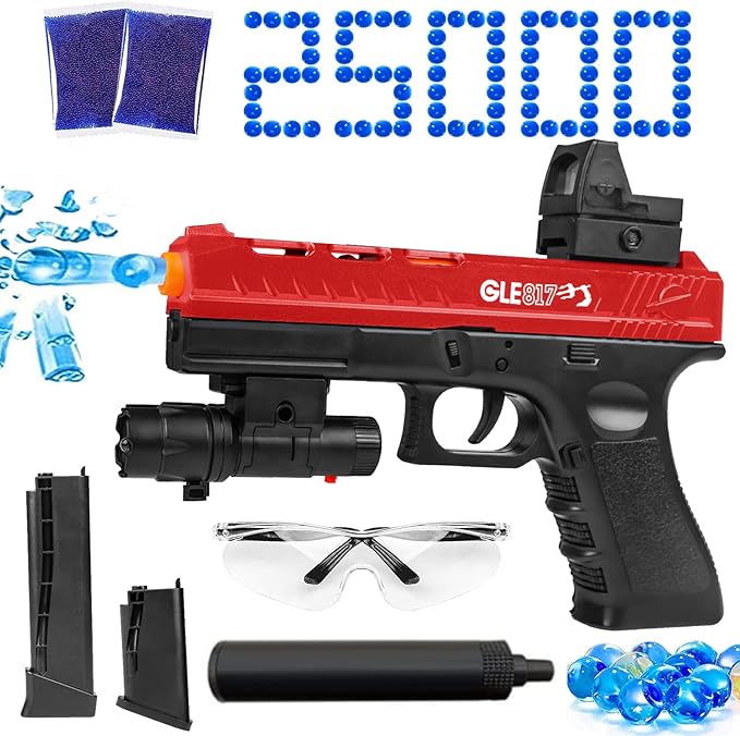 JM X2 Gel Ball Blaster Upgraded Splat Auto Surge Splatter Gel Ball with