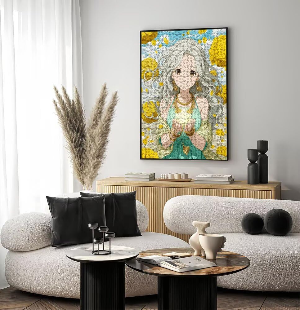 Puzzle 1000, Jigsaw Puzzle per Adulti, Ragazza Palla Cristallo BLQSBGA6-359 | Puzzle Classici, Impossibile Difficile Sfidanti Puzzles, Puzzle Decorativo per La Famiglia, Come Regalo e Decorazione Pareti