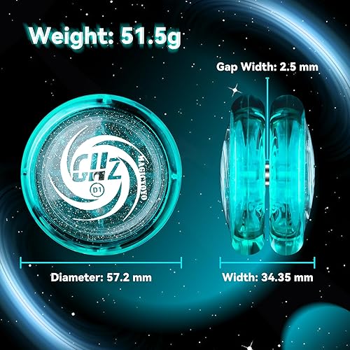 Miniatura 4 de MAGICYOYO Toys Looping Yoyo, Yoyo para principiantes D1 Responsive con cuerdas, cuerpo de plástico, ideal para trucos de cuerda para jugadores