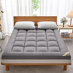 DOWMGYDX Colchão japonês de enrolar futon colchão macio dobrável tapete de tatame grosso tapete de dormir colchão de cama de massagem tailandesa fácil de armazenar respirável para sofá colchão