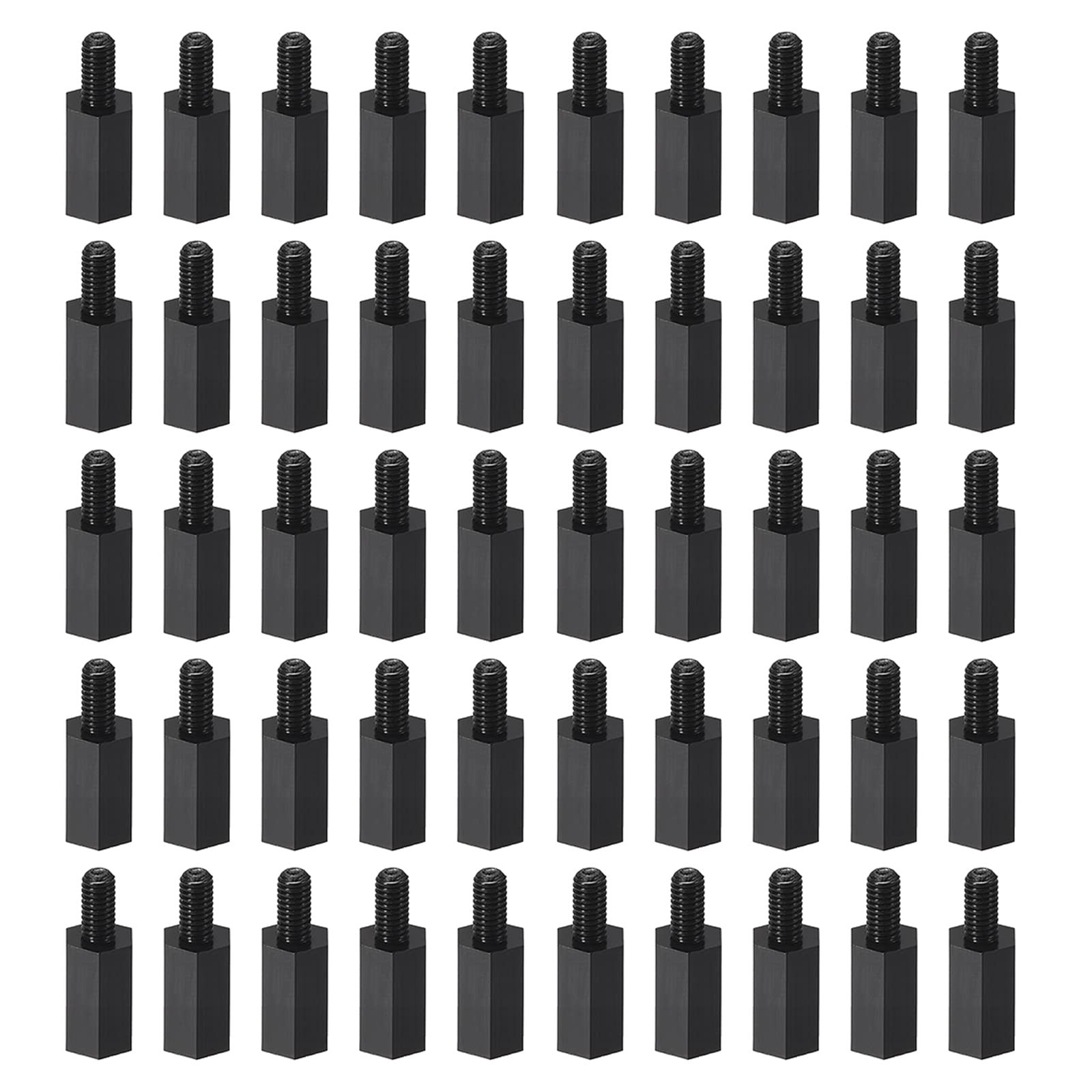 YOKIVE 150 Pcs M3 Standoff Screws, Nylon Hex PCB Standoffs with High Insulation Effect, Keep Height Consistent