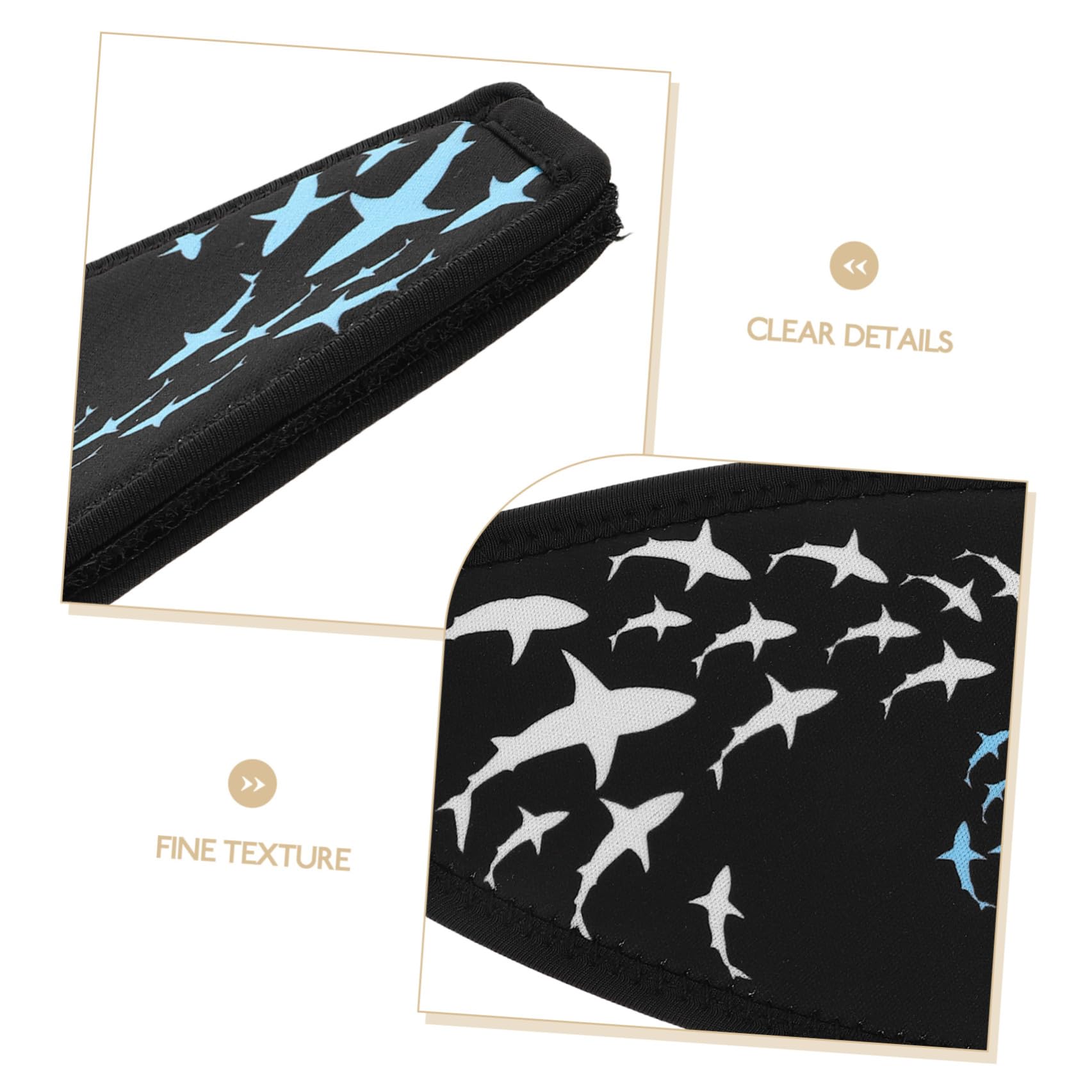 Healeved 2 Pezzi Copri Cinturino Compatibile per in Neoprene Doppio Strato Fascia per Chioma Anti-groviglio Maschera da Snorkeling per Immersioni Subacquee e Sport Acquatici per Adulti Uomo