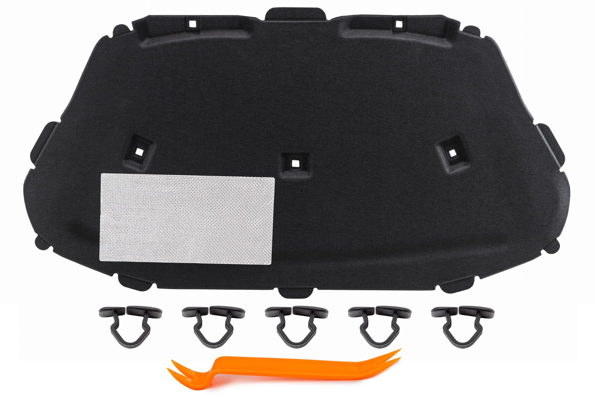 Motorhaubendämmung Schalldämmung der Motorhaube Motorhauben-Dämmmatte MIT CLIPS FÜR SEAT LEON MK3 III 5F 2012-2020 SC / ST / VAN / KOMBI / HATCHBACK 5F0863831