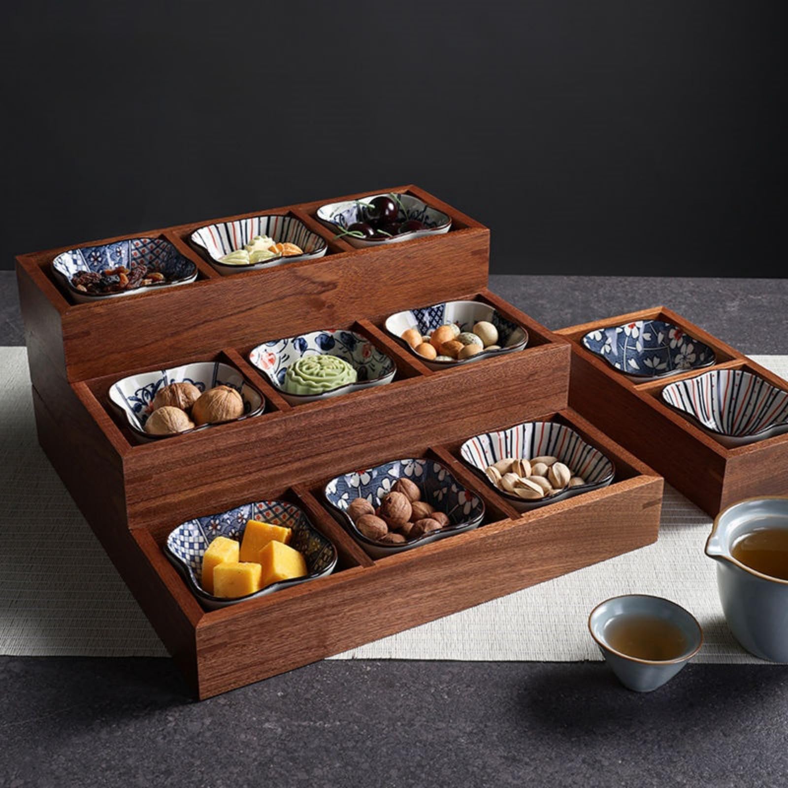 小皿 豆皿 トレイ マオリ カワカワ Amazon | FLYILIA 豆皿 小皿 セット 仕切りトレー 木製 トレイ