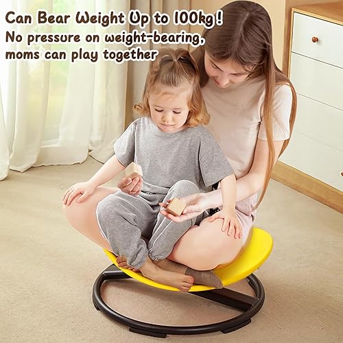 Miniatura 80 de Silla giratoria sensorial para niños con autismo a partir de 3 años, silla giratoria para niños con TDAH, sillas sensoriales para niños autistas,