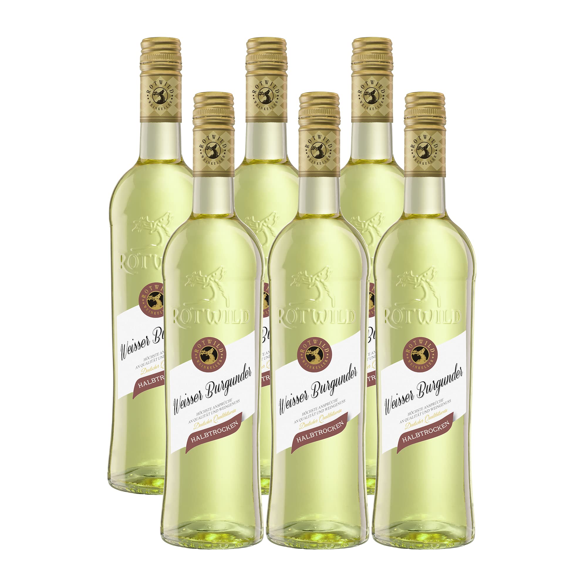Rotwild Weisser Burgunder halbtrocken (6 x 0,75l)